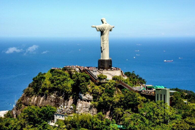 Christ the Redeemer over Rio, easy to visit under Brazil entry requirements Europe travelers face