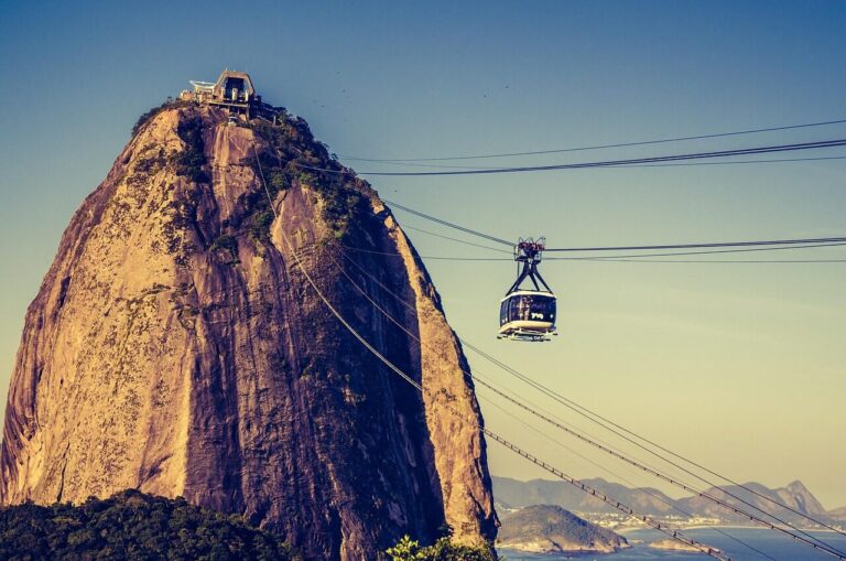 Rio de Janeiro and Sugarloaf in clear weather, the best time to visit Brazil